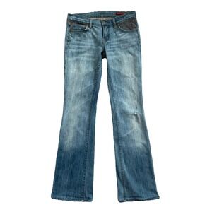 Citizens Of Humanity Bootcut Jeans Womens 28 Style 094-078 Contrast Stitch Low